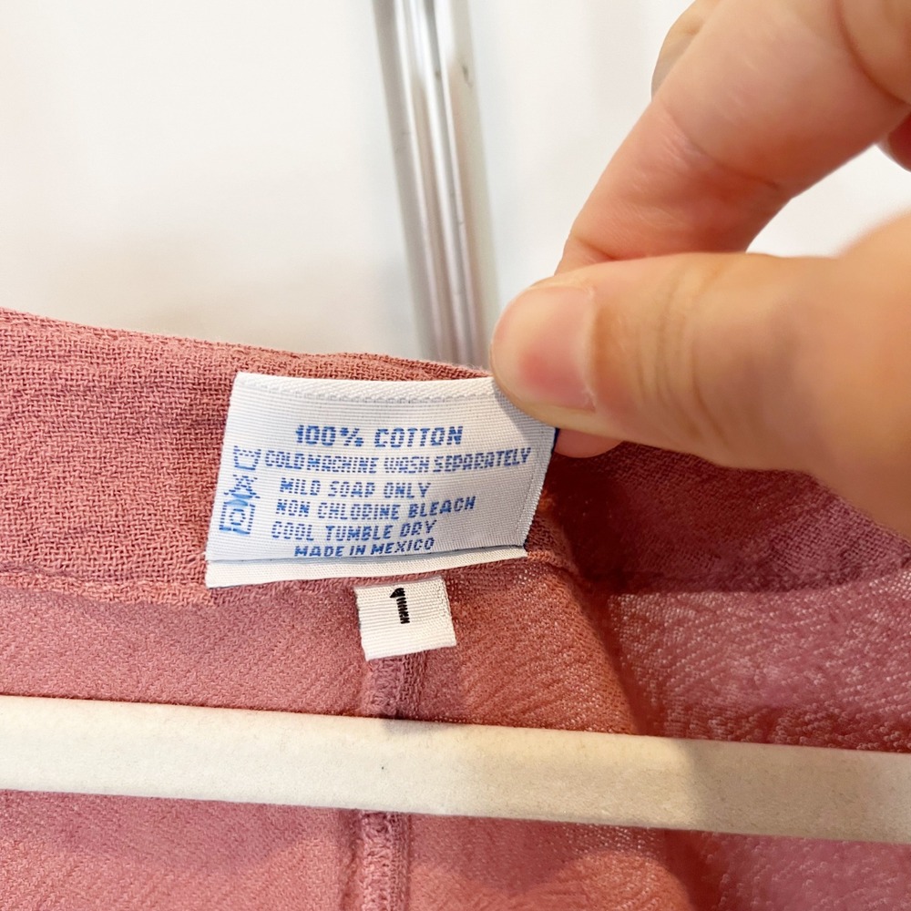 Oh My Gauze! Dusty Rose Short Sleeve Gauze Blouse - Picture 4 of 7